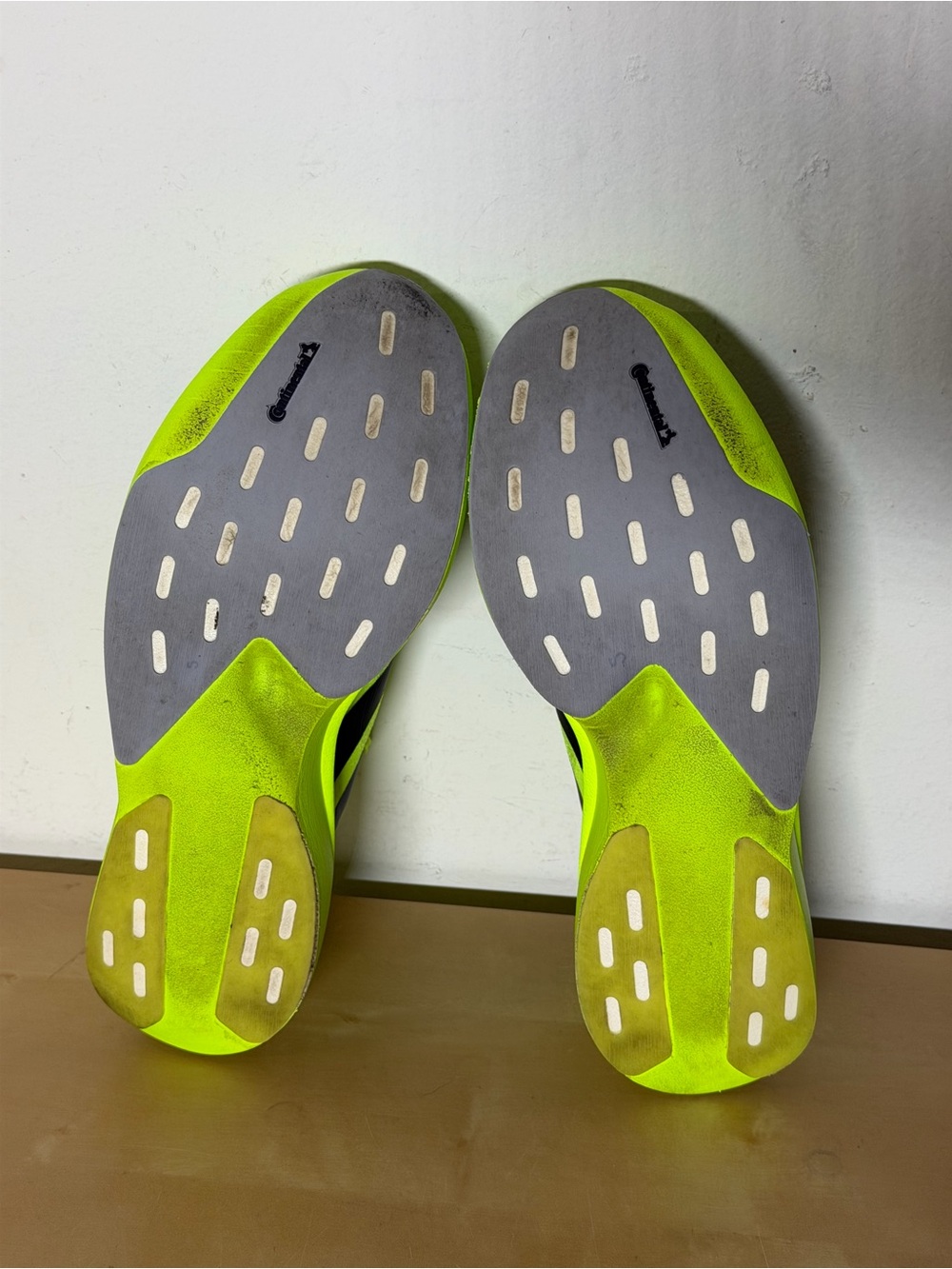 adidas Adizero Evo SL Lucid Lemon Neon Yellow Black Sneakers JR3416 Men's Sz 11 - Picture 7 of 8